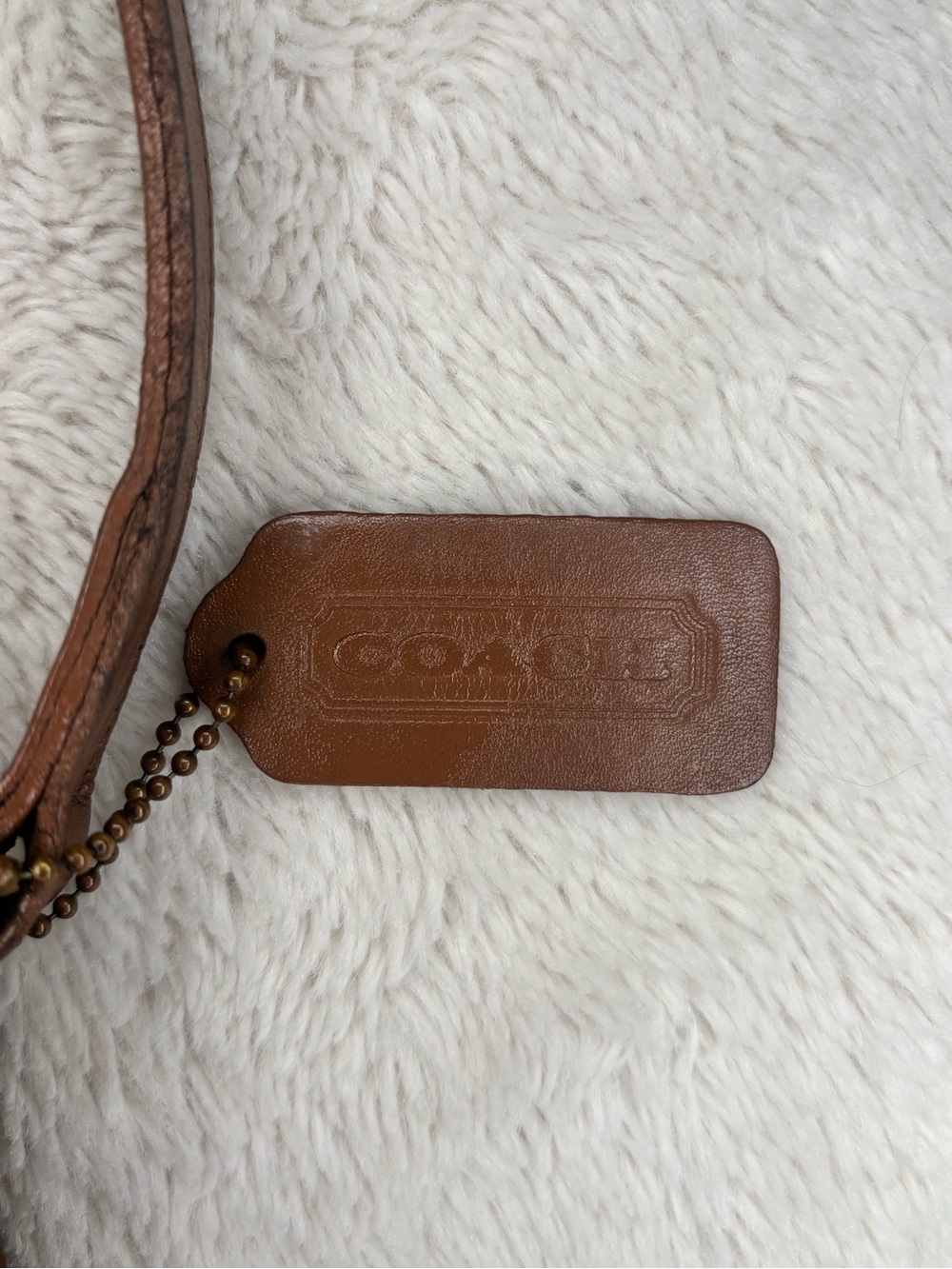 Vintage Coach Brown Leather Turnlock Crossbody Bag Made In United States - Picture 4 of 16